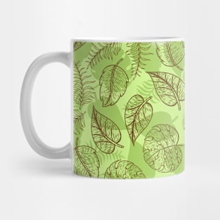 Leaf Line Art Mug